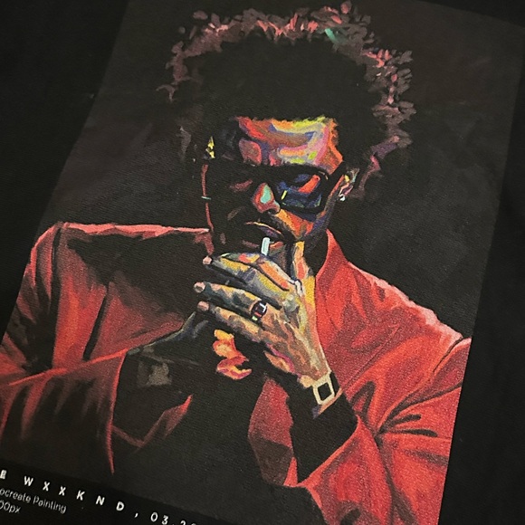 Nashid Chroma The Weeknd Crew Neck Sweatshirt - Picture 2 of 4